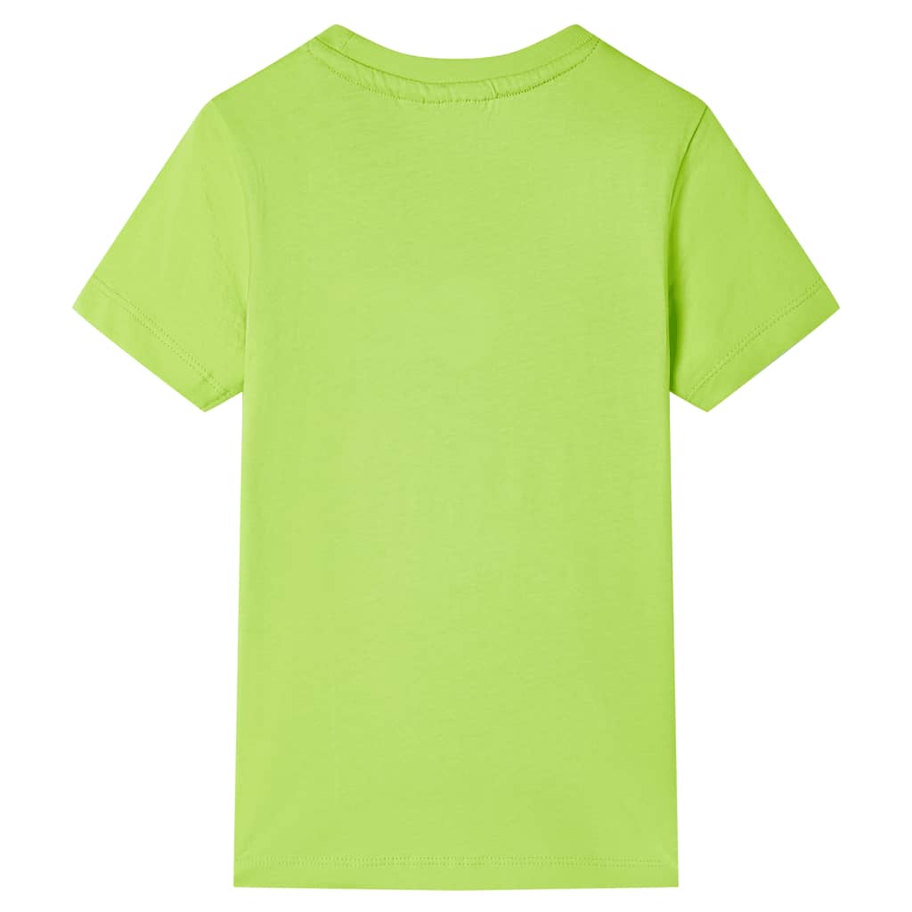 Dječja majica kratkih rukava boja limete 116