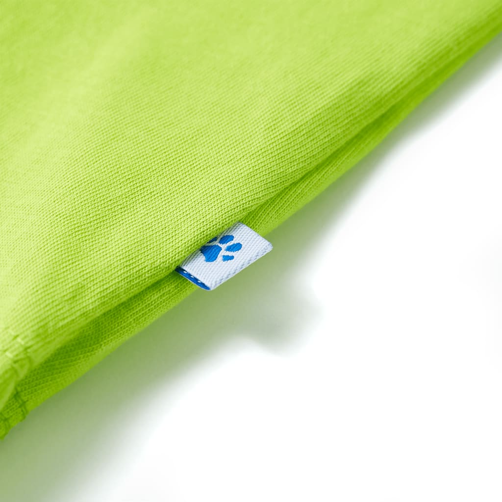 Dječja majica kratkih rukava boja limete 116