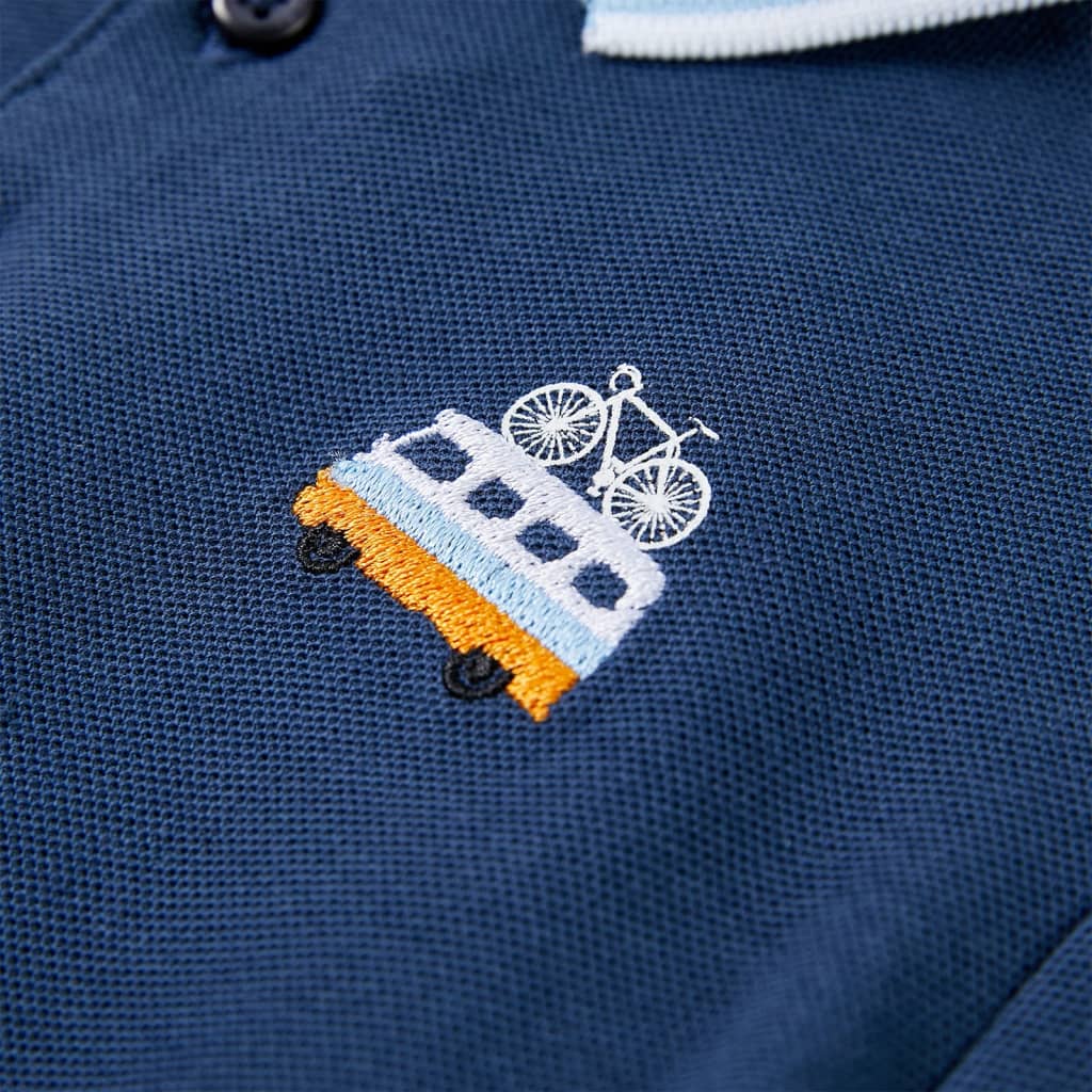 Dječja polo majica tamnoplava 116