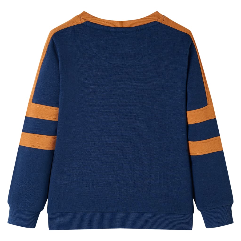Dječja topla majica indigo plava 92