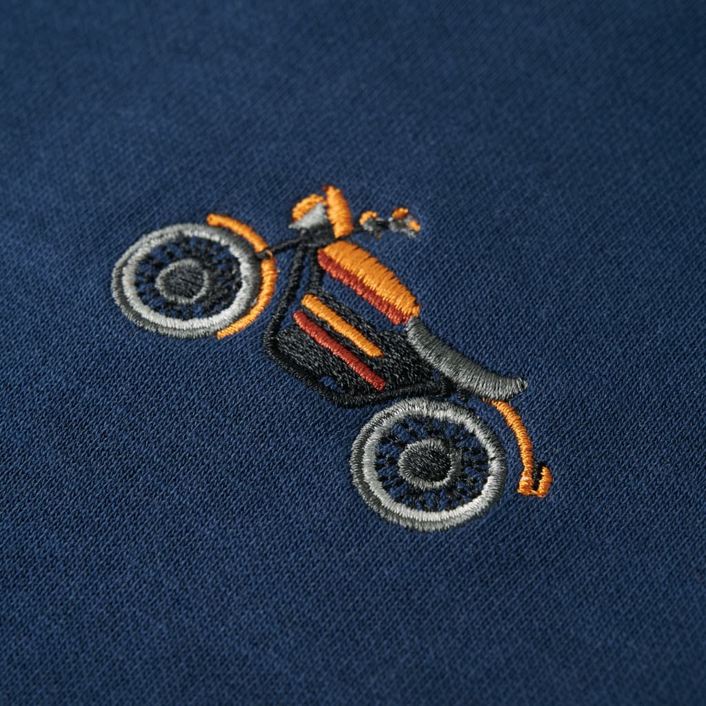 Dječja topla majica indigo plava 92