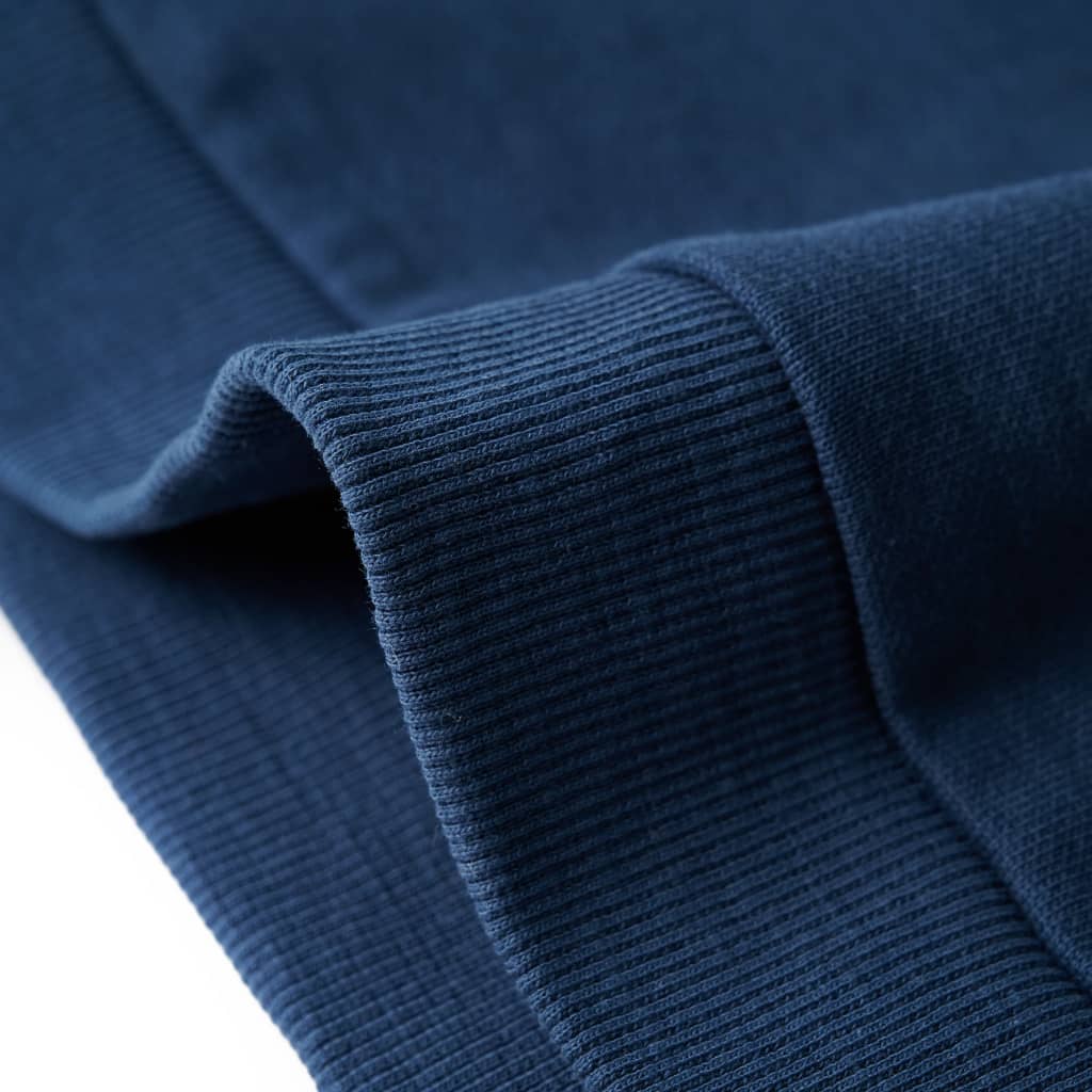 Dječja topla majica indigo plava 92