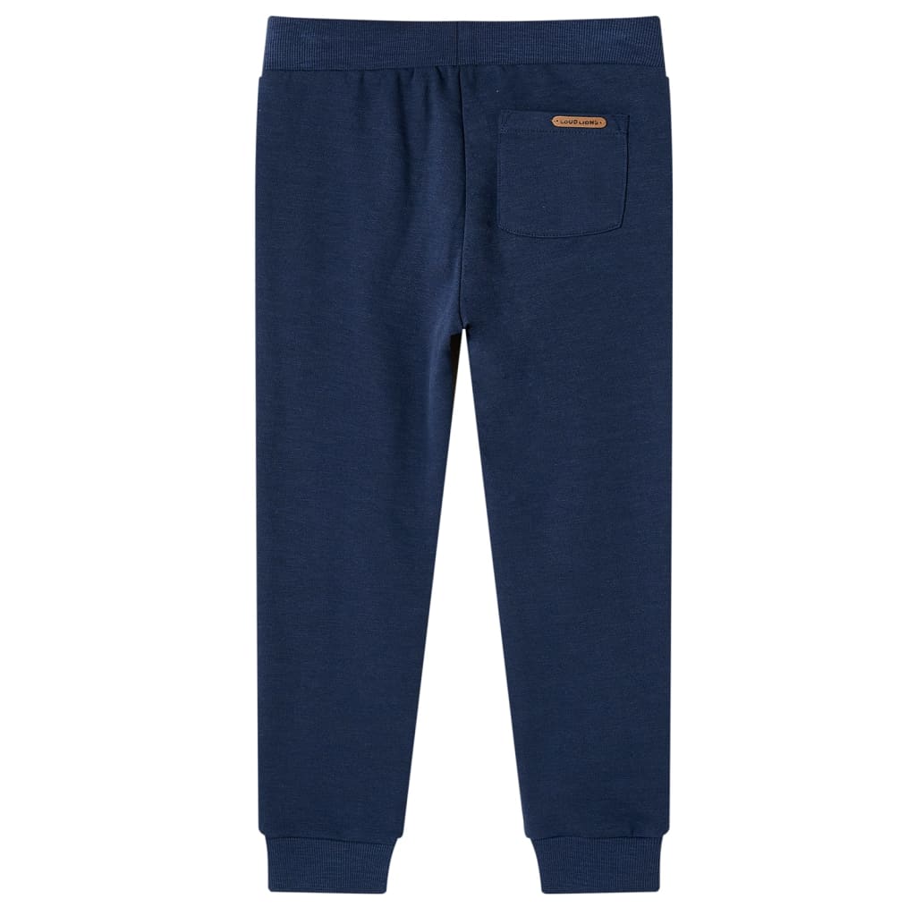 Dječji donji dio trenirke modri prošarani 92