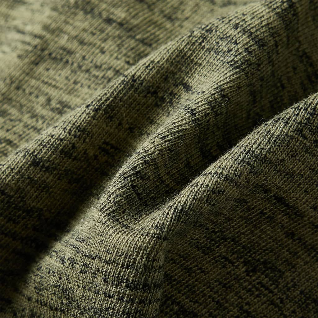 Dječja majica dugih rukava kaki prošarana 104