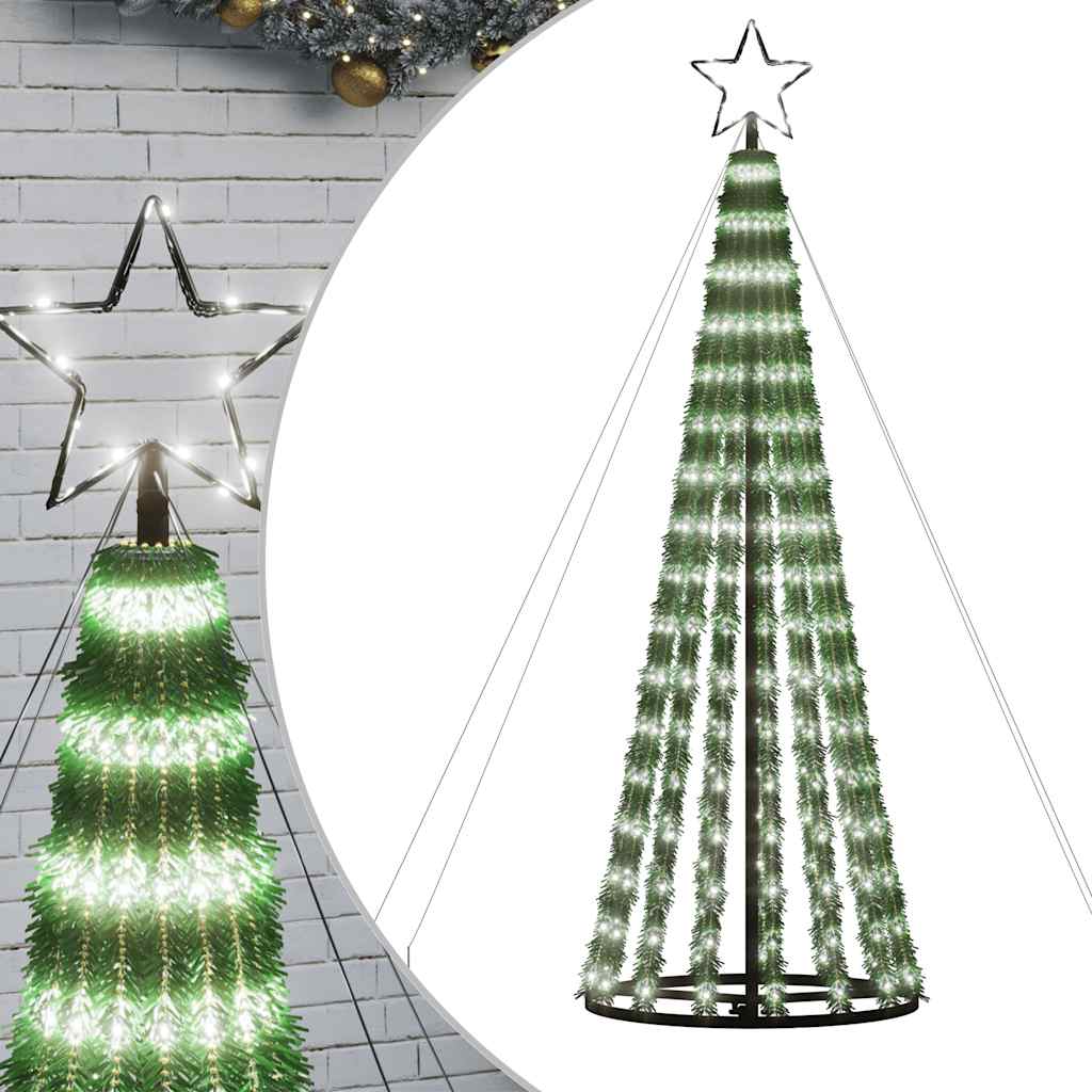 LED božićno drvce 275 LED hladno bijelo 180 cm