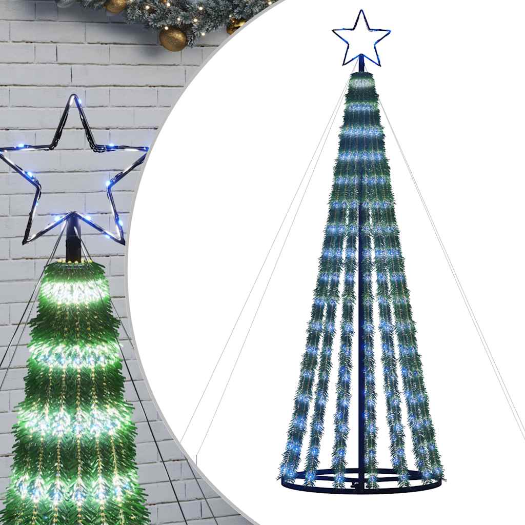 LED božićno drvce 275 LED plavo 180 cm
