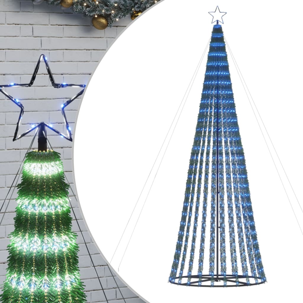 LED božićno drvce 688 LED plavo 300 cm