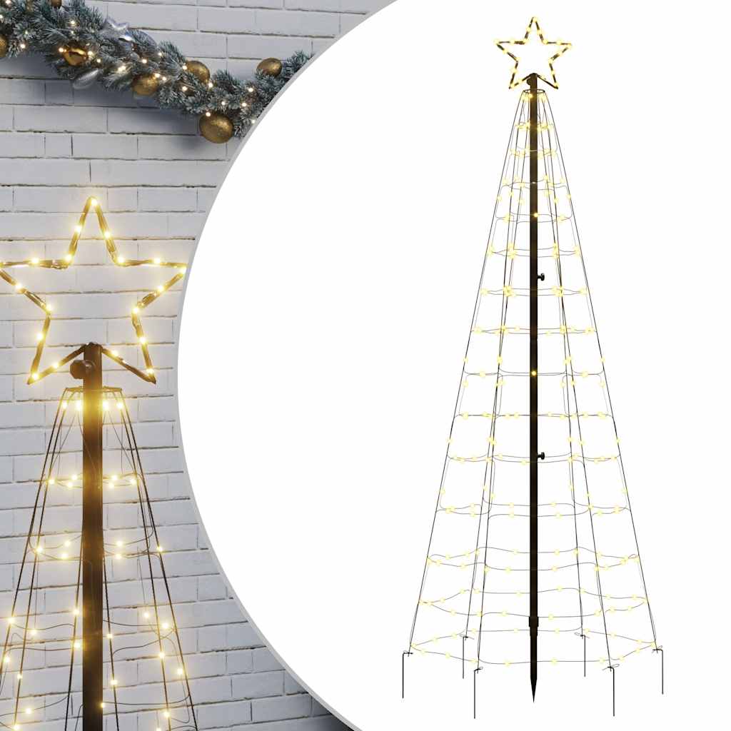 LED božićno drvce sa šiljcima 220 LED toplo bijelo 180 cm