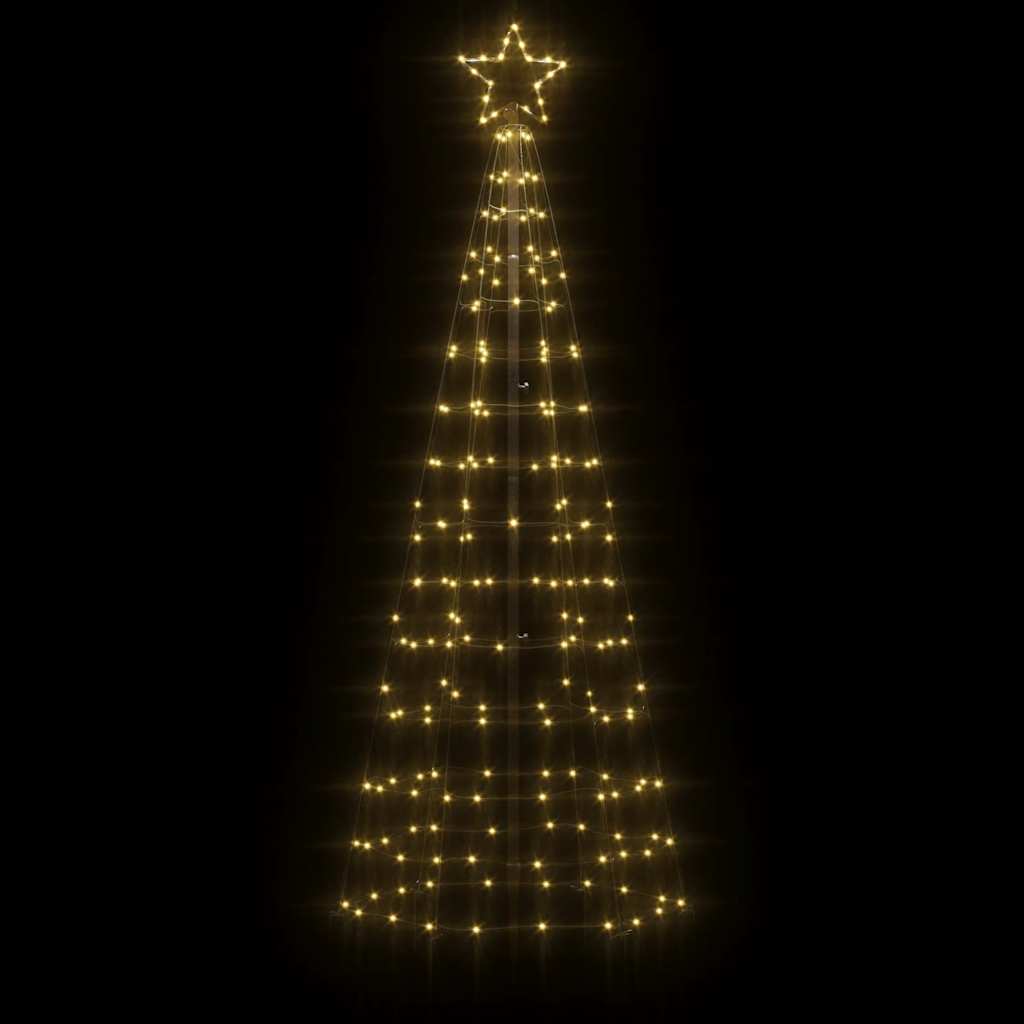 LED božićno drvce sa šiljcima 220 LED toplo bijelo 180 cm