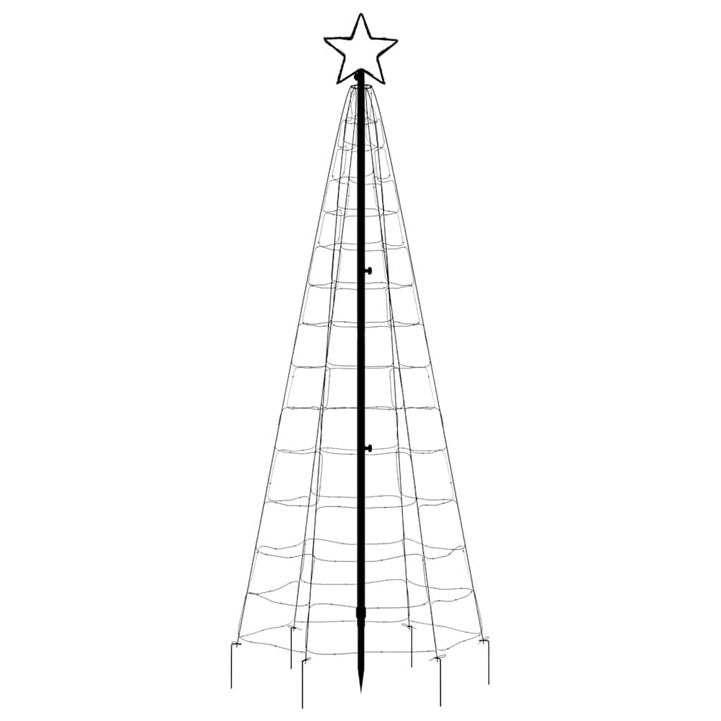 LED božićno drvce sa šiljcima 220 LED toplo bijelo 180 cm