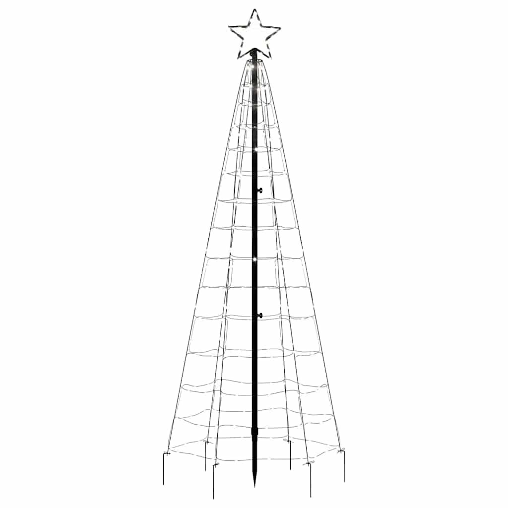LED božićno drvce sa šiljcima 220 LED hladno bijelo 180 cm