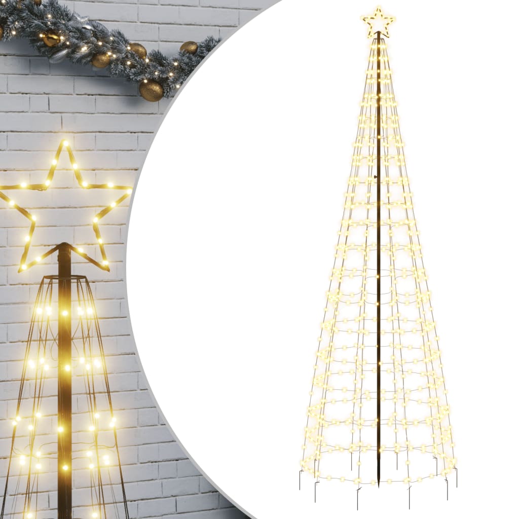 LED božićno drvce sa šiljcima 570 LED toplo bijelo 300 cm