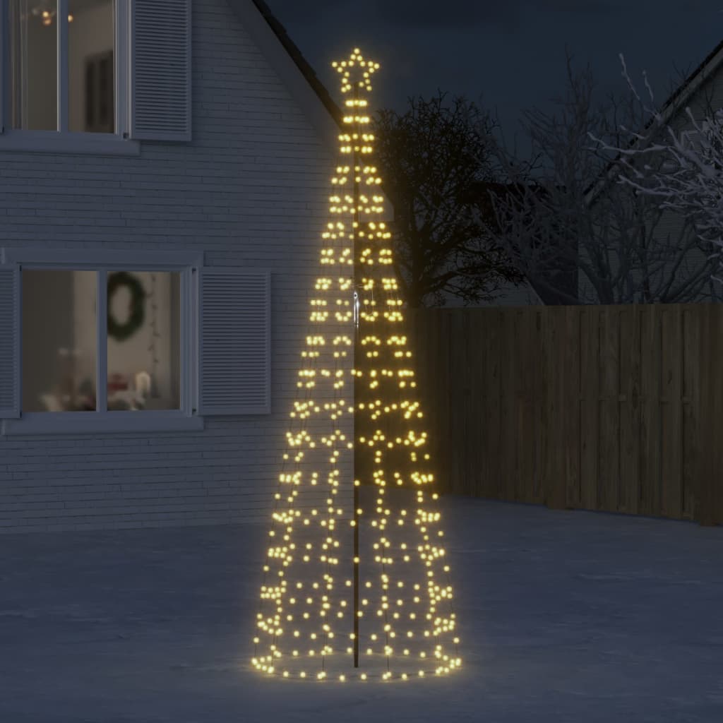 LED božićno drvce sa šiljcima 570 LED toplo bijelo 300 cm