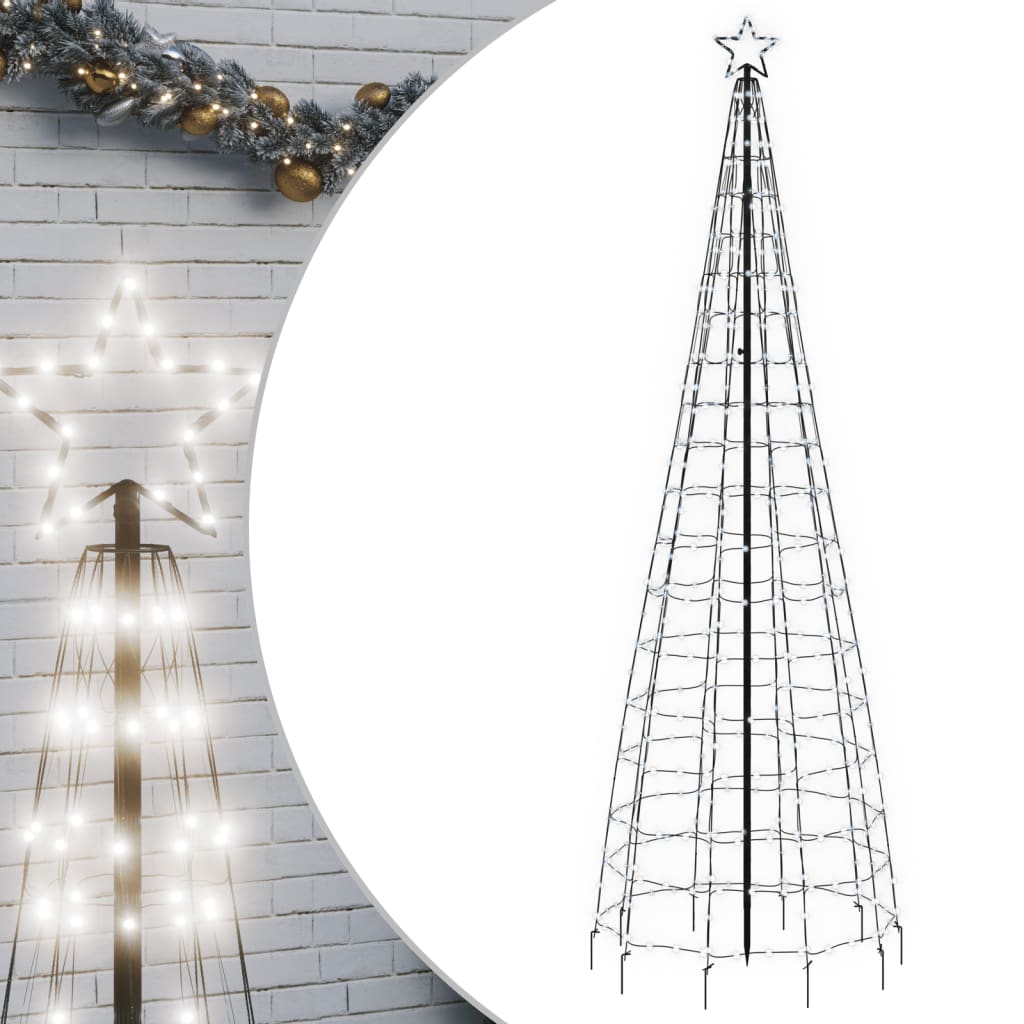 LED božićno drvce sa šiljcima 570 LED hladno bijelo 300 cm