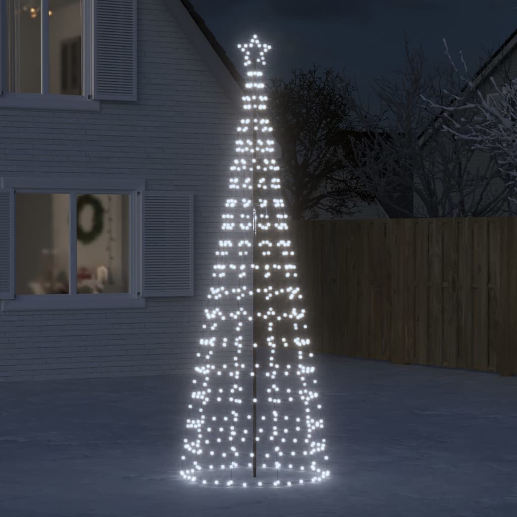 LED božićno drvce sa šiljcima 570 LED hladno bijelo 300 cm