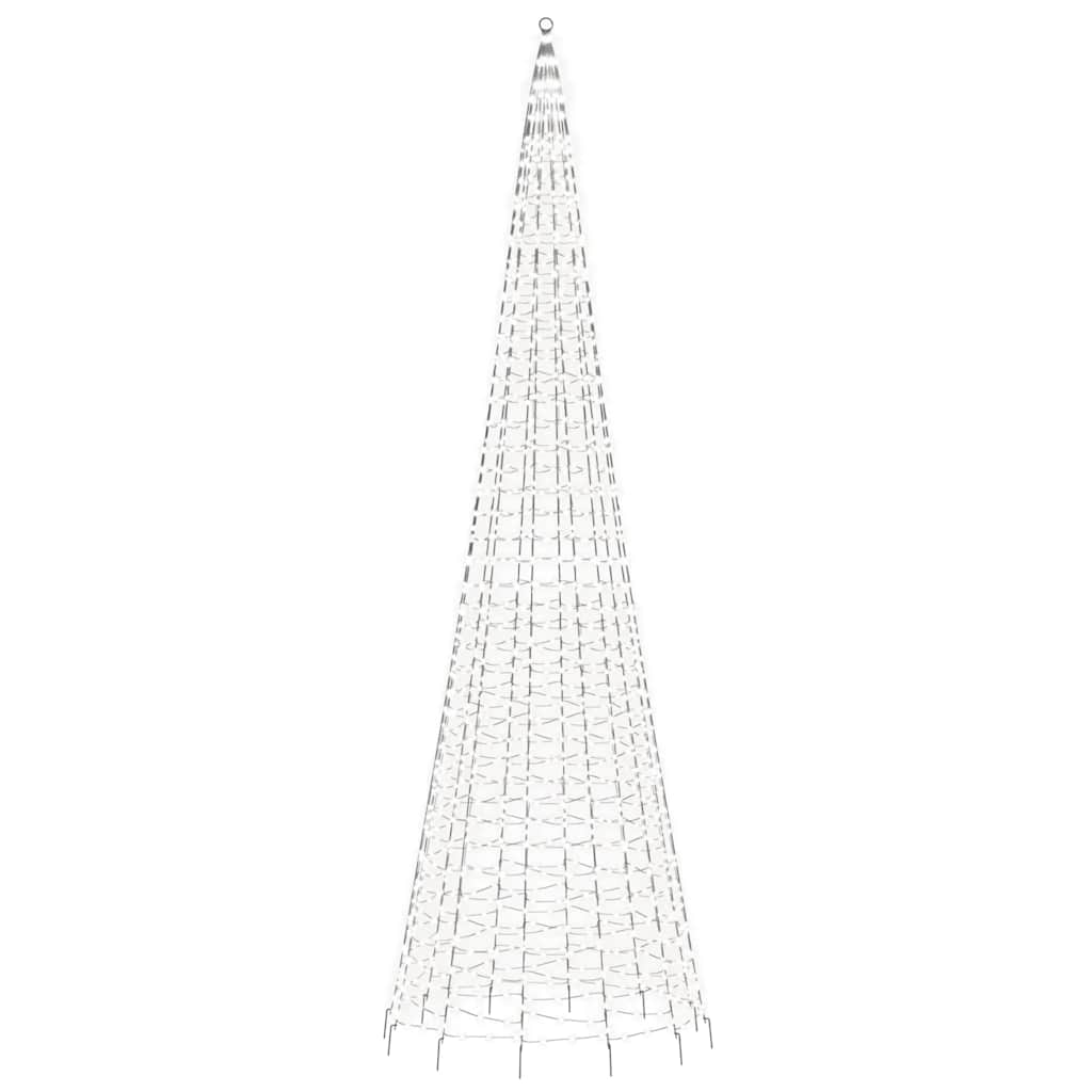 LED božićno drvce 1534 LED hladno bijelo 500cm