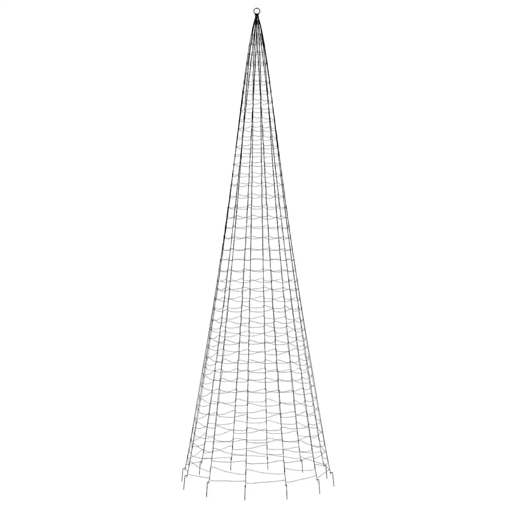 LED božićno drvce 1534 LED hladno bijelo 500cm