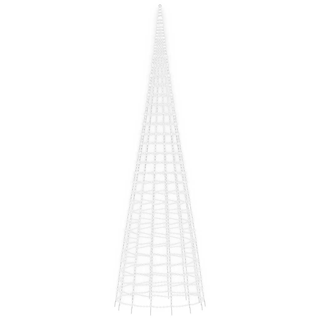 LED božićno drvce 3000 LED hladno bijelo 800cm