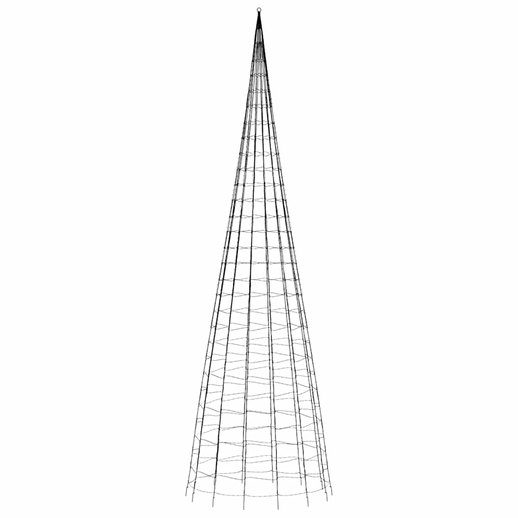 LED božićno drvce 3000 LED hladno bijelo 800cm