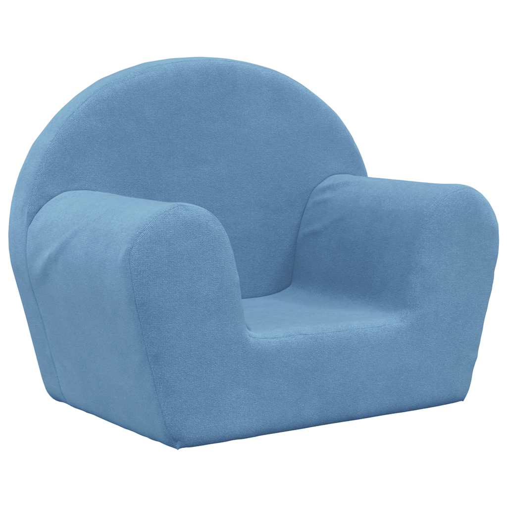 Dječja sofa plava mekana plišana