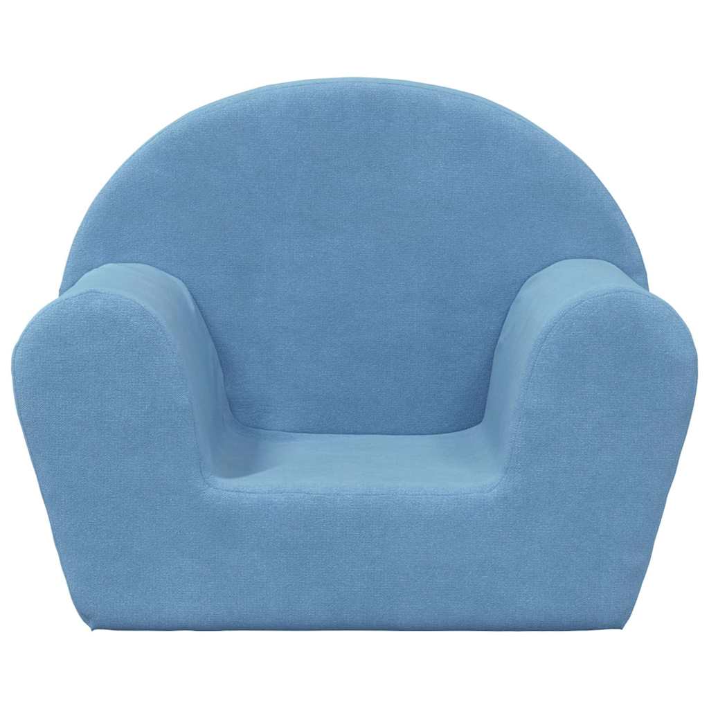 Dječja sofa plava mekana plišana