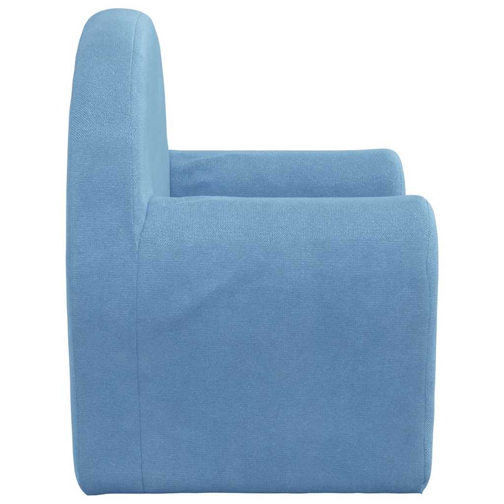 Dječja sofa plava mekana plišana