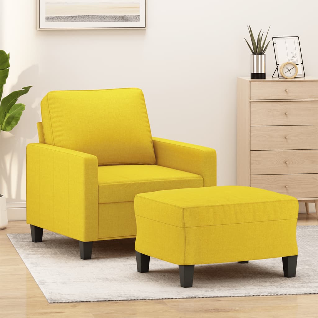 Fotelja s tabureom crvena boja vina 60 cm od tkanine