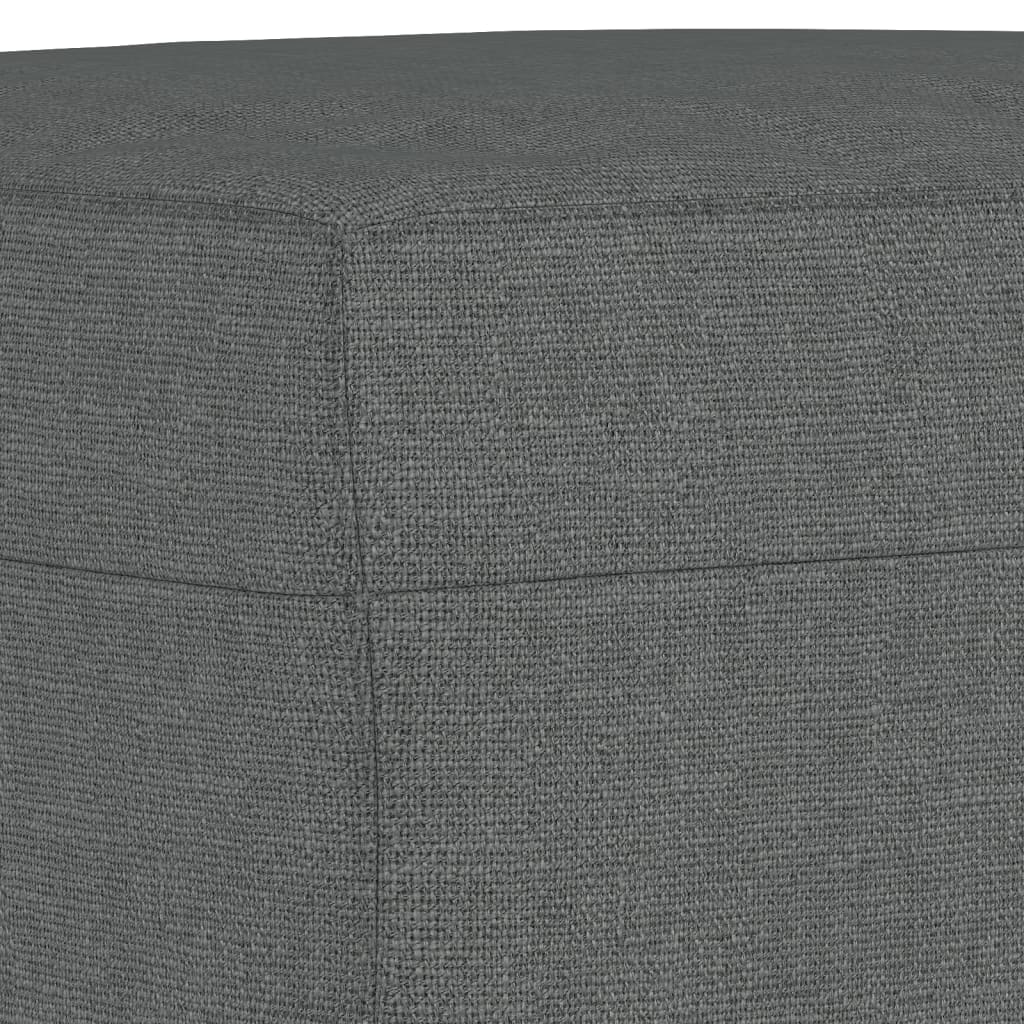 3-dijelni set sofa s jastucima tamnosivi od tkanine