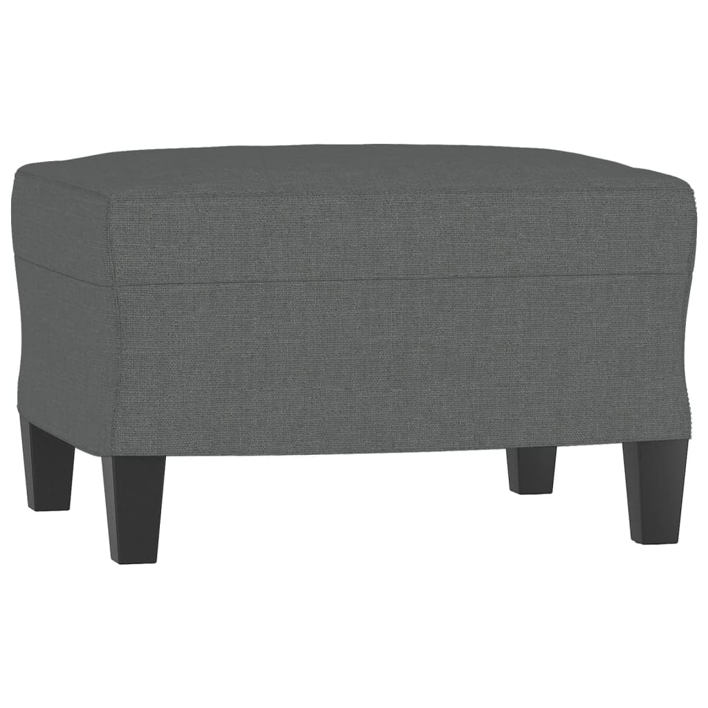 4-dijelni set sofa s jastucima tamnosivi od tkanine