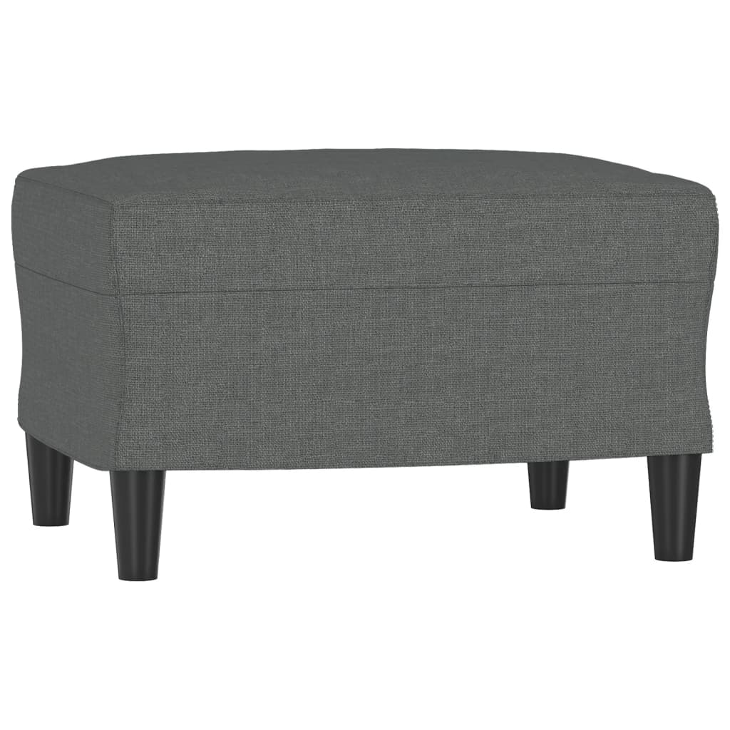 4-dijelni set sofa s jastucima tamnosivi od tkanine