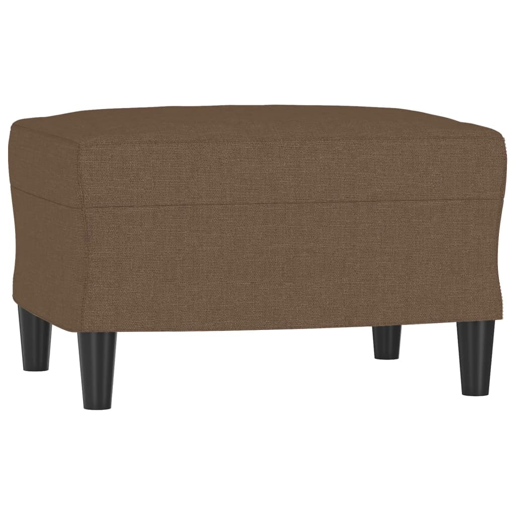 4-dijelni set sofa s jastucima smeđi od tkanine