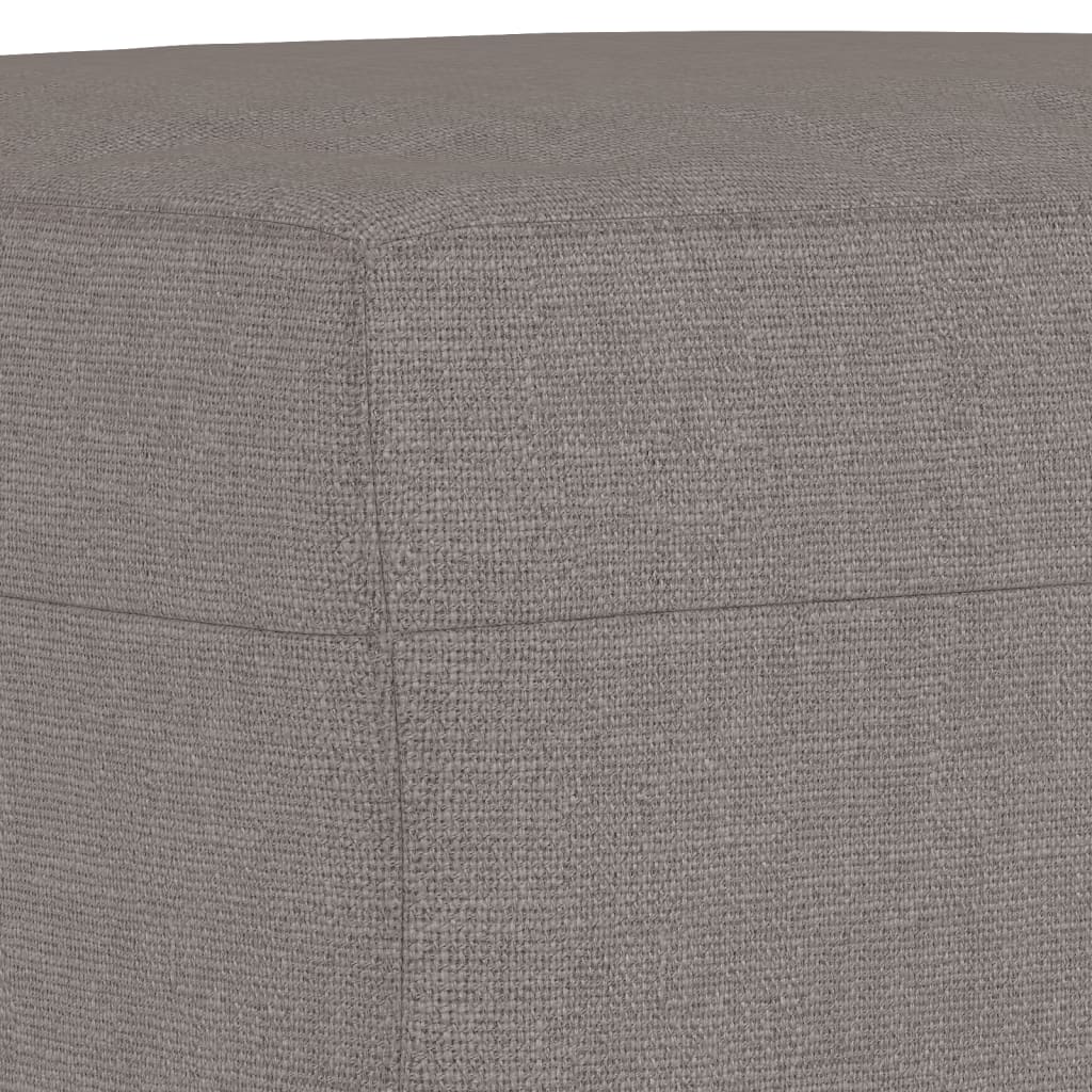 4-dijelni set sofa s jastucima smeđesivi od tkanine