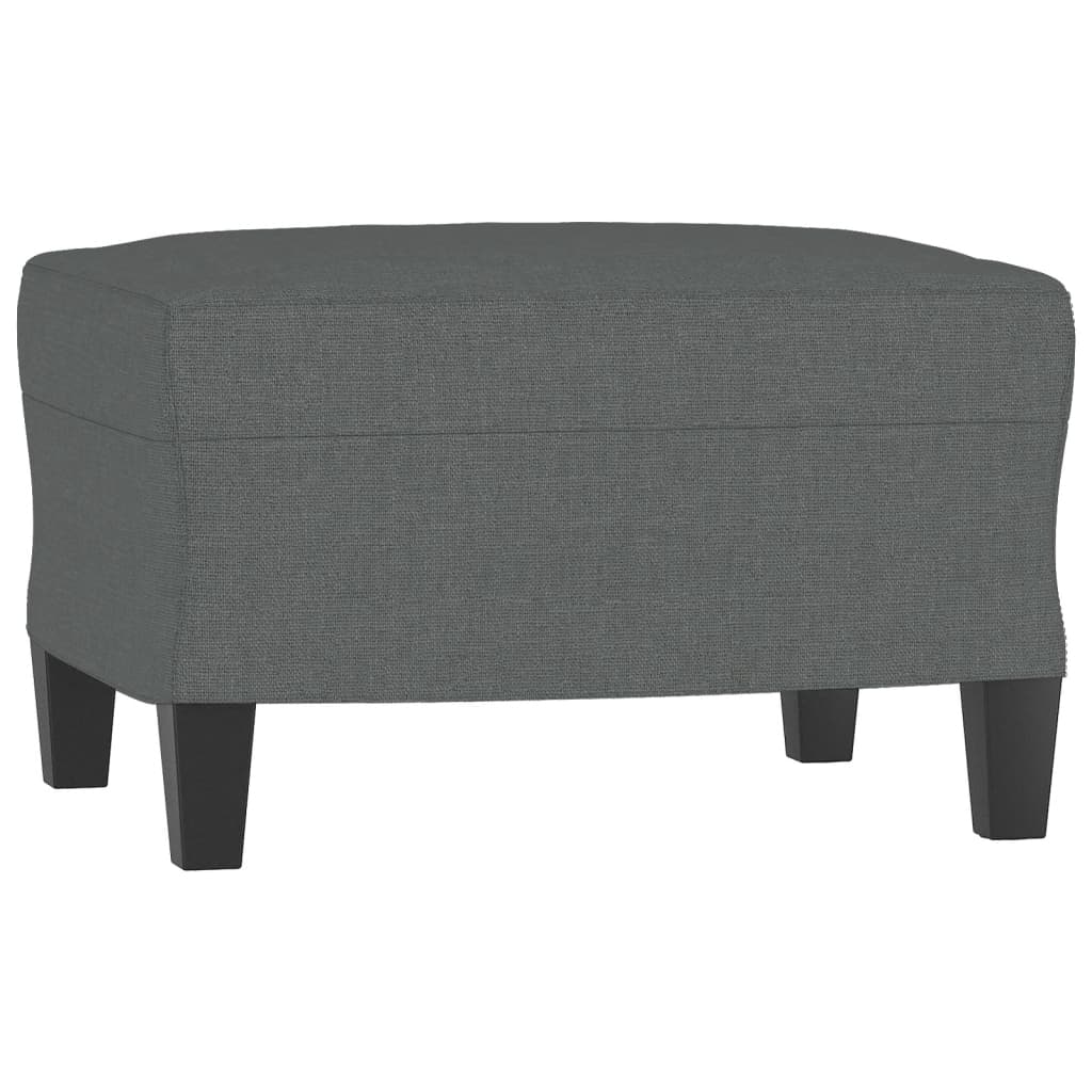 3-dijelni set sofa s jastucima tamnosivi od tkanine