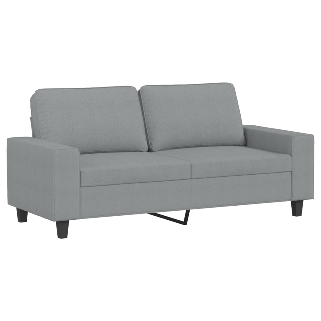 2-dijelni set sofa svjetlosivi od tkanine