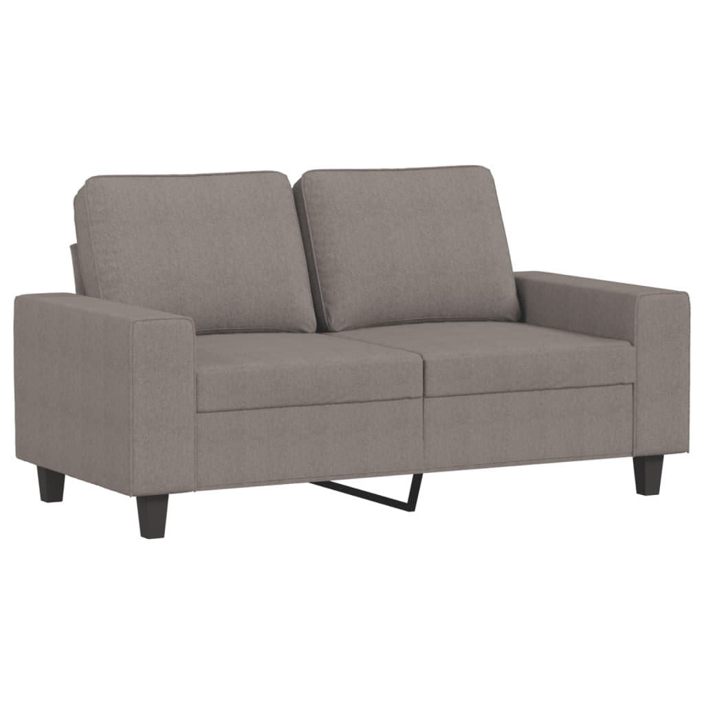 2-dijelni set sofa smeđesivi od tkanine