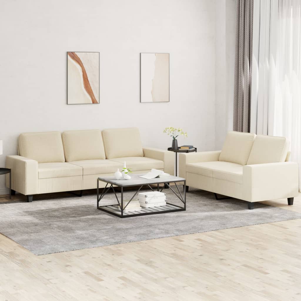 2-dijelni set sofa od tkanine