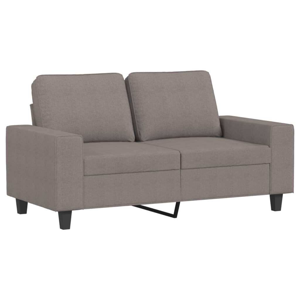 2-dijelni set sofa smeđesivi od tkanine