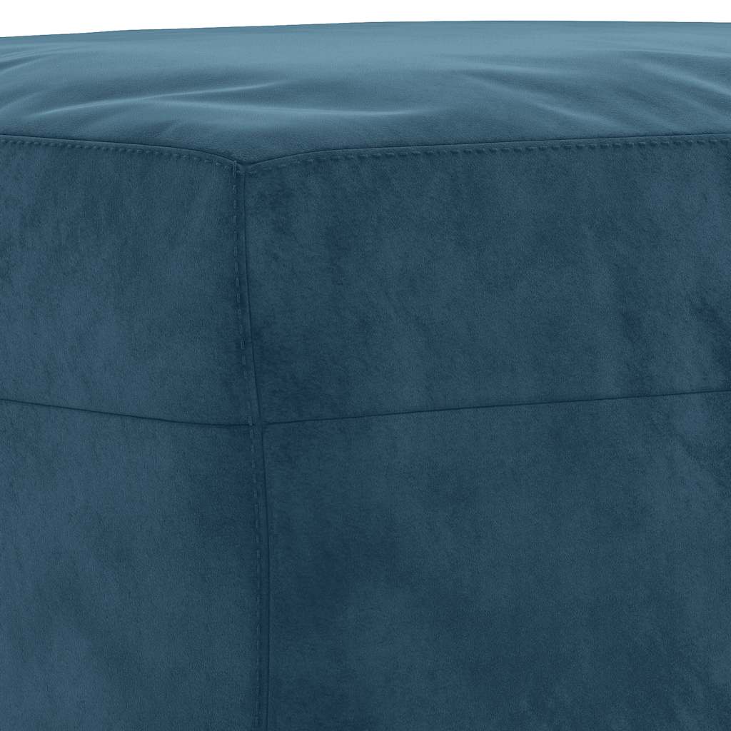 3-dijelni set sofa plavi baršunasti