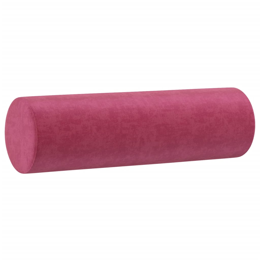 2-dijelni set sofa s jastucima crvena boja vina baršunasti