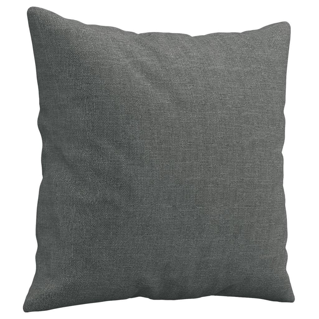 4-dijelni set sofa s jastucima tamnosivi od tkanine