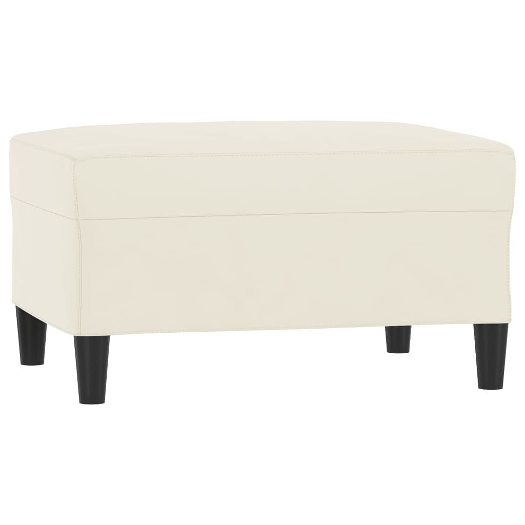 4-dijelni set sofa s jastucima, krem baršun