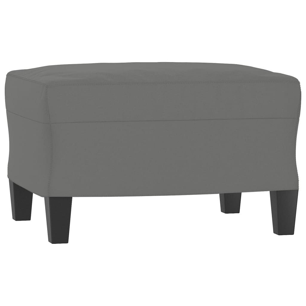 4-dijelni set sofa s jastucima tamnosivi od mikrovlakana