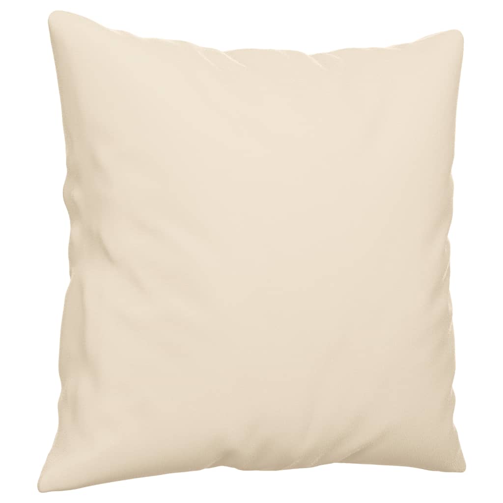 3-dijelni set sofa s jastucima bež od mikrovlakana