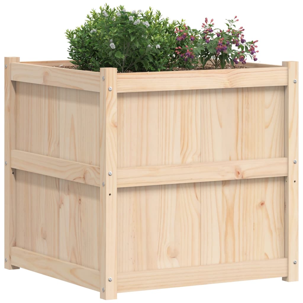 Vrtna sadilica 70 x 70 x 70 cm od masivne borovine
