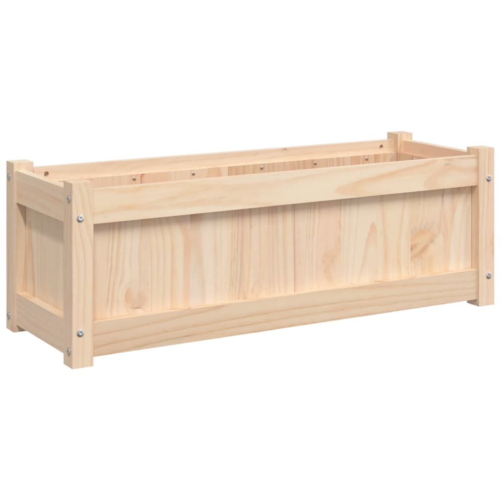 Vrtna sadilica 90x31x31 cm od masivne borovine
