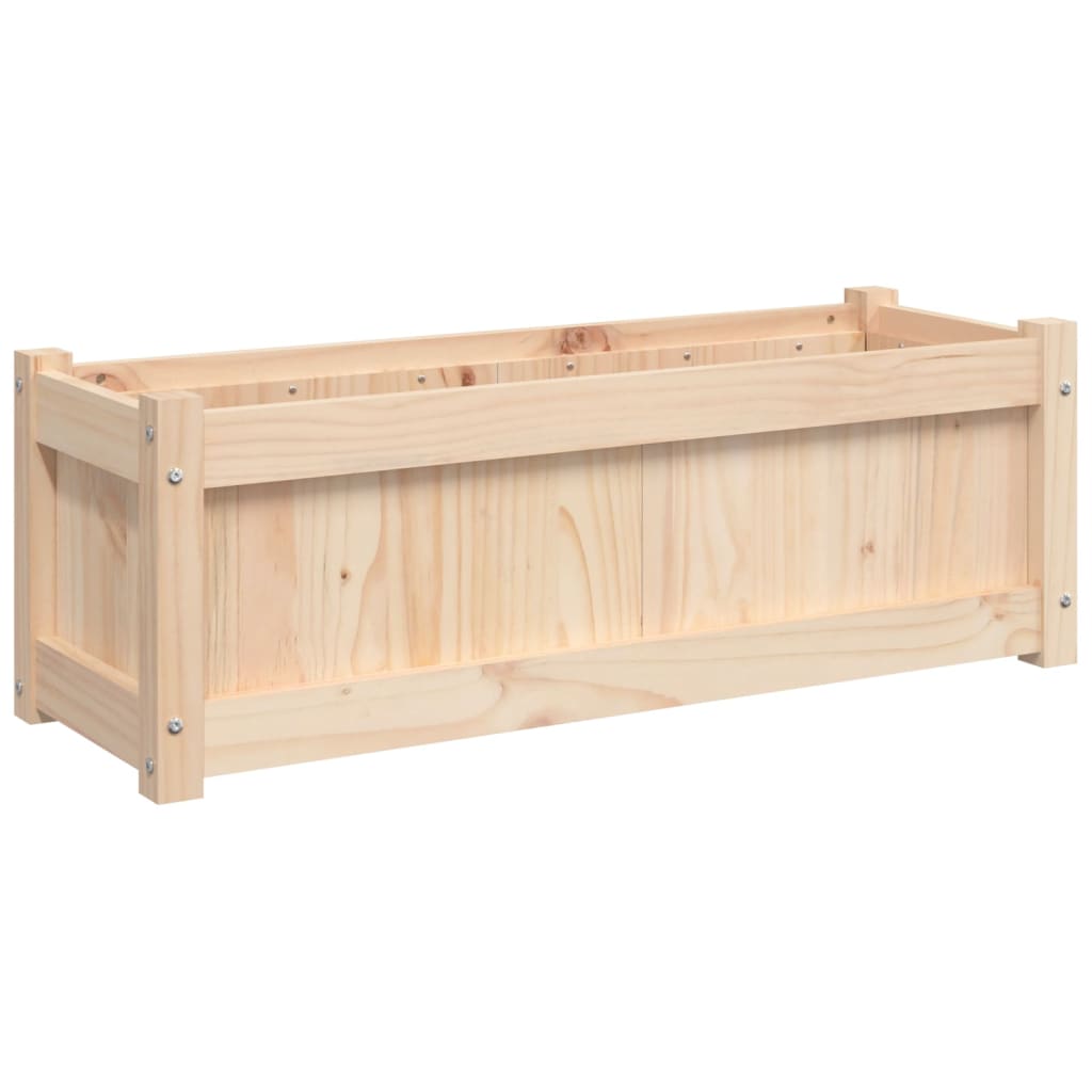 Vrtna sadilica 90x31x31 cm od masivne borovine