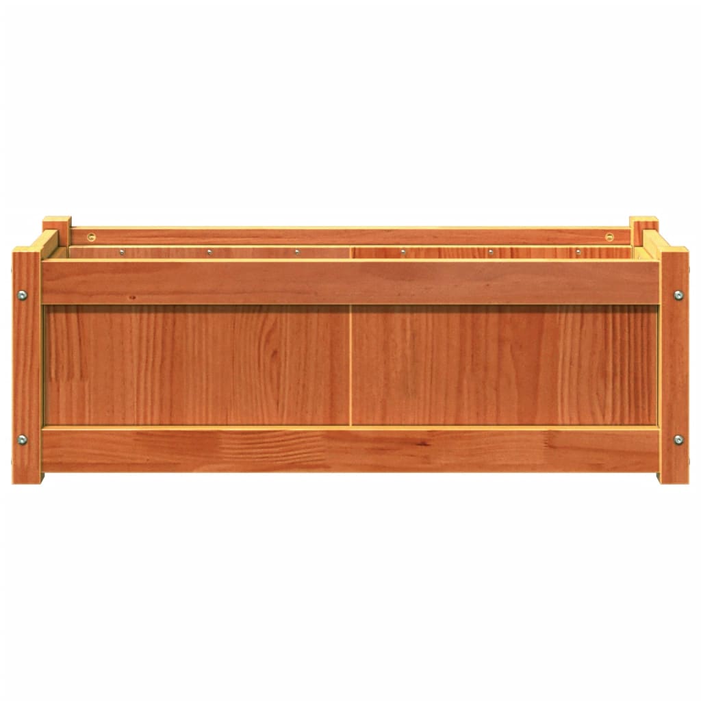 Vrtna sadilica voštano smeđe boje 90 x 31 x 31 cm od borovine
