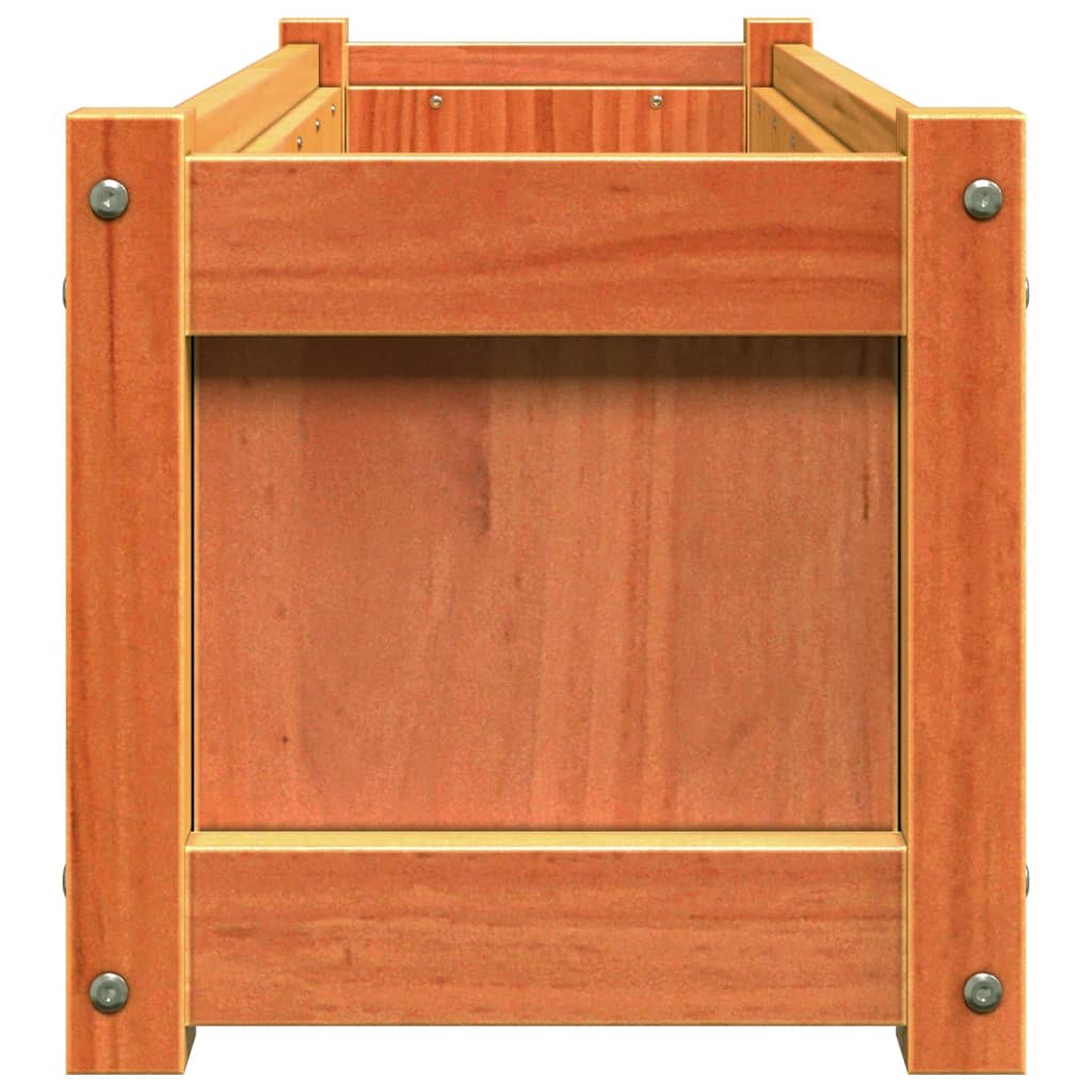 Vrtna sadilica voštano smeđe boje 90 x 31 x 31 cm od borovine