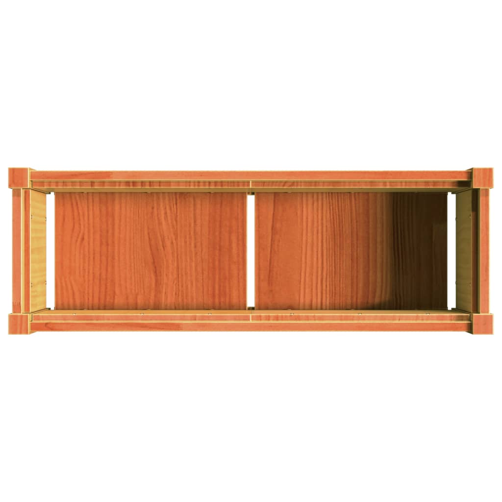 Vrtna sadilica voštano smeđe boje 90 x 31 x 31 cm od borovine