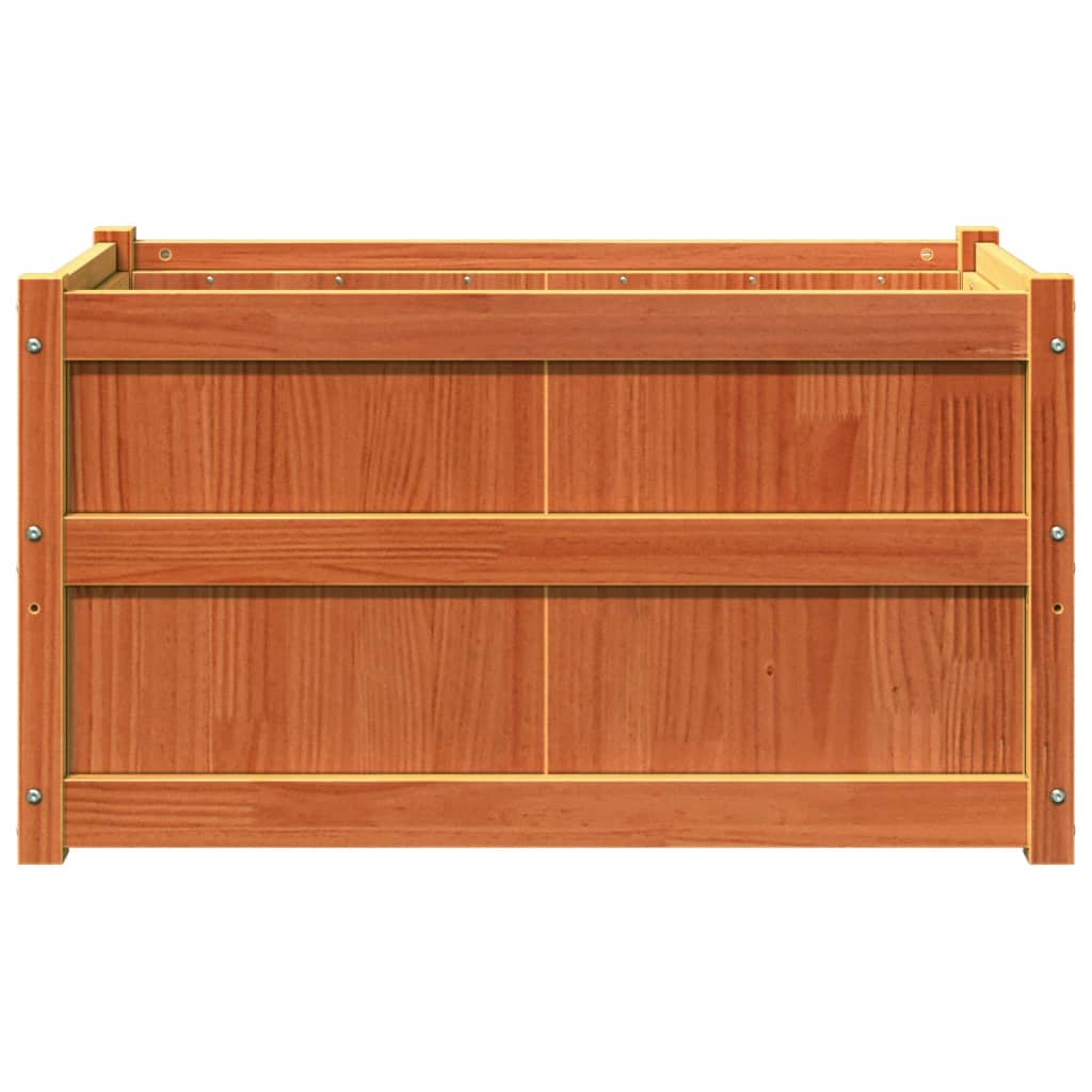 Vrtna sadilica voštano smeđe boje 90 x 50 x 50 cm od borovine